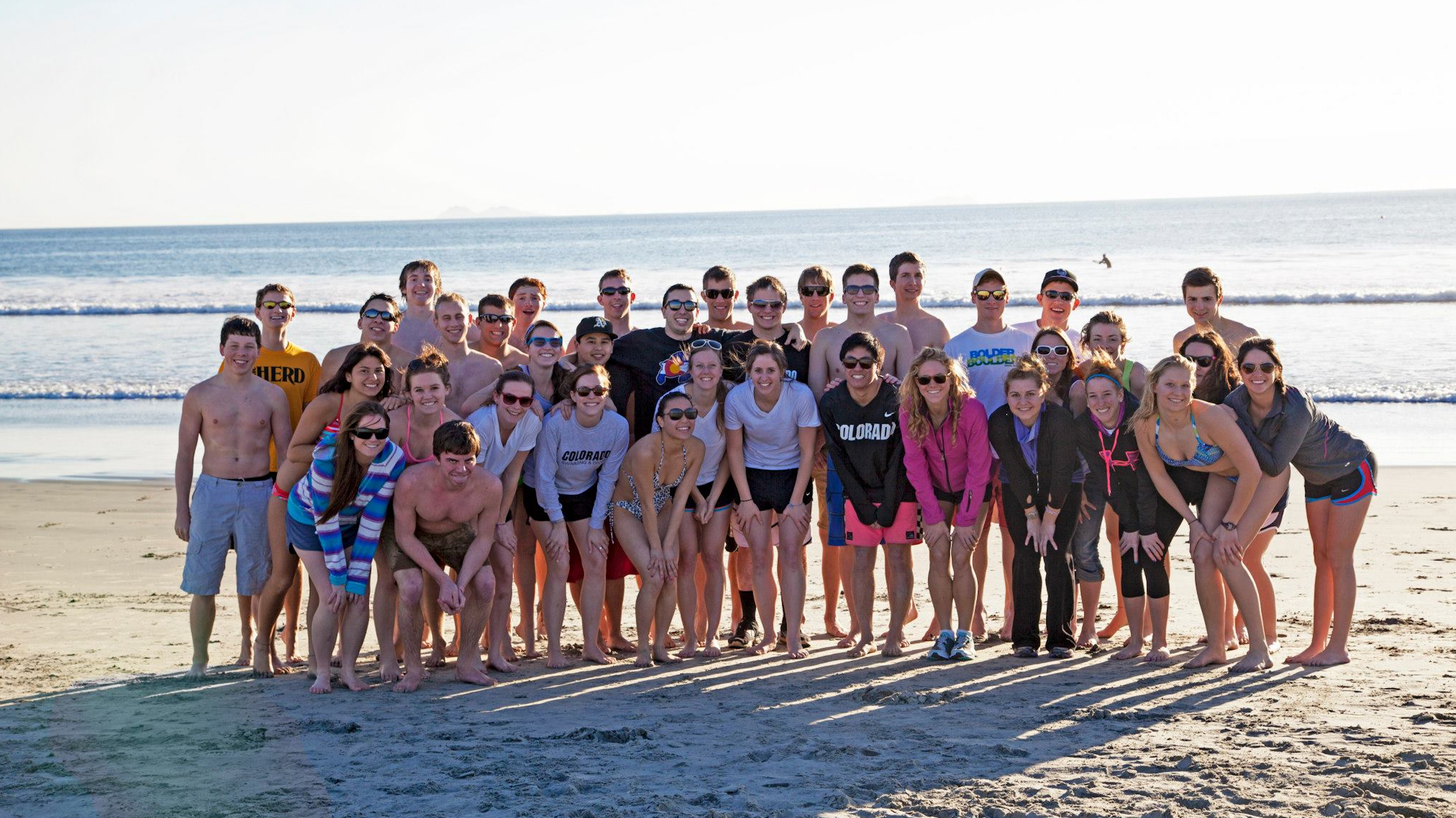 Team Photo on Beach