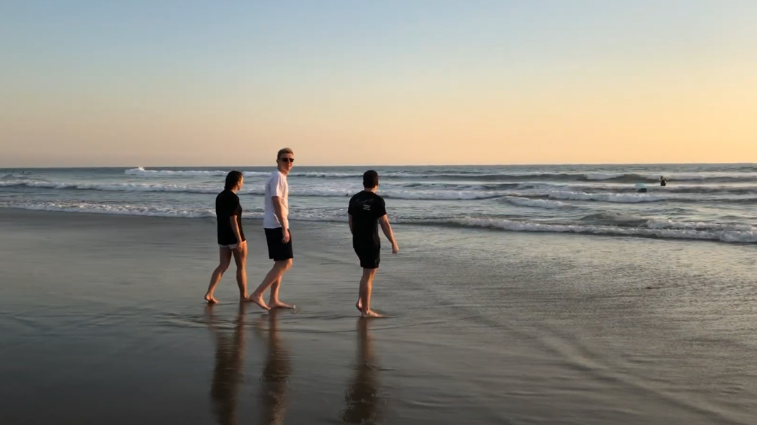 Walking on the SD Beach